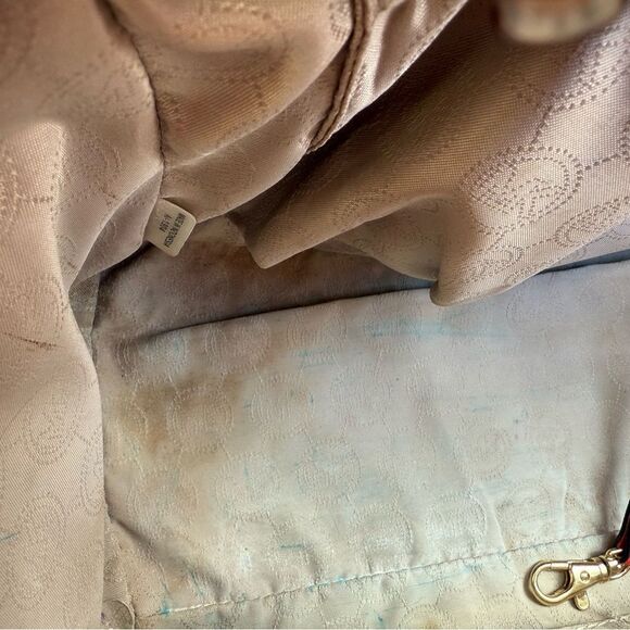 Michael Kors Red Medium Saffiano Leather Convertible Satchel Shoulder purse - Picture 15 of 16